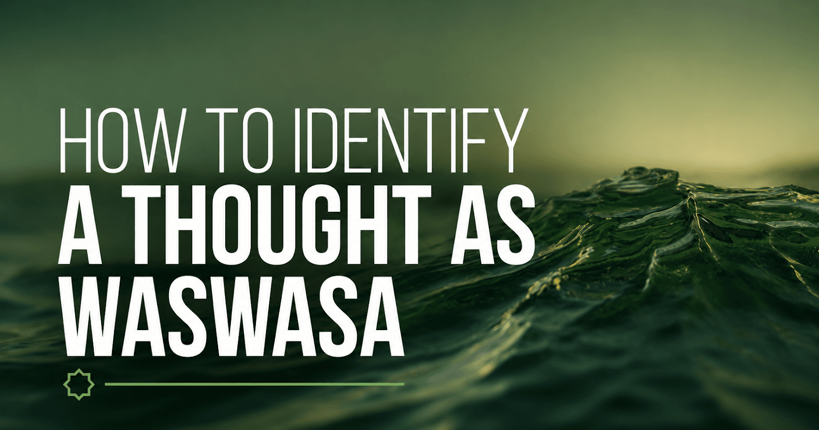 Is Waswasa a Sin? Understanding Intrusive Thoughts in Islam